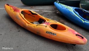 Dagger Katana kayak - orange - L 3150 x W 7000 x H 400mm