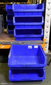 8x Barton stackable Linbins - size 6 (H180 x W410 x D380mm