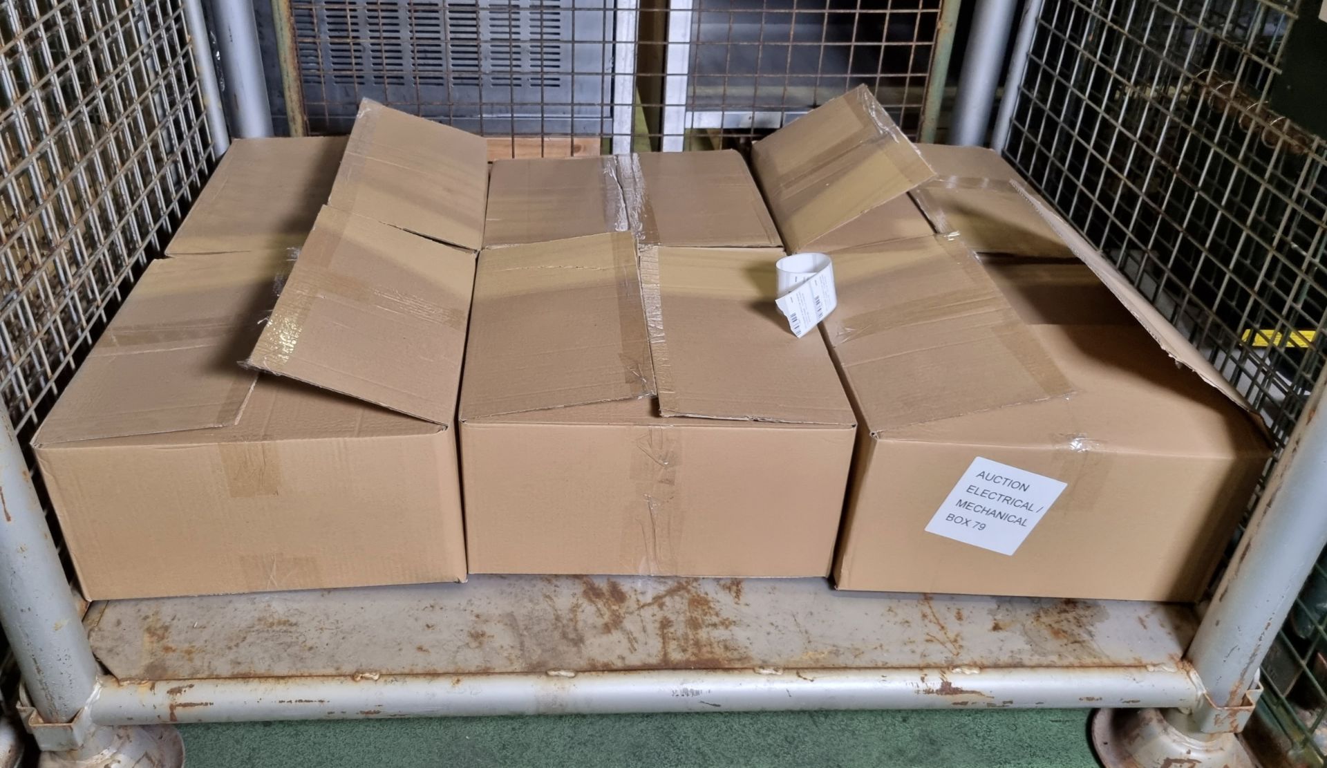 6x boxes of electrical spares - junction boxes - mixed sized switches - circuit boards