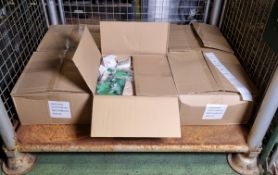 6x boxes of electrical spares - junction boxes - mixed sized switches - circuit boards