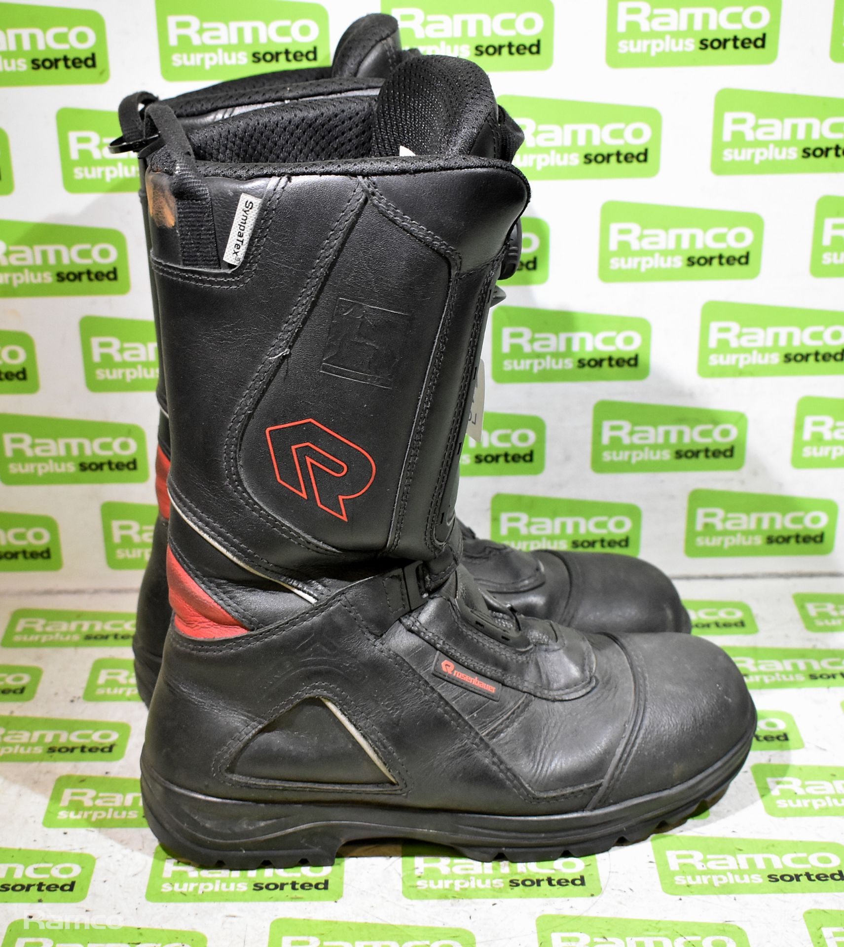 Rosenbauer Sympatex Fire & Heat Resistant Boots Pair - Size: EU 42, UK 8 - Image 2 of 4