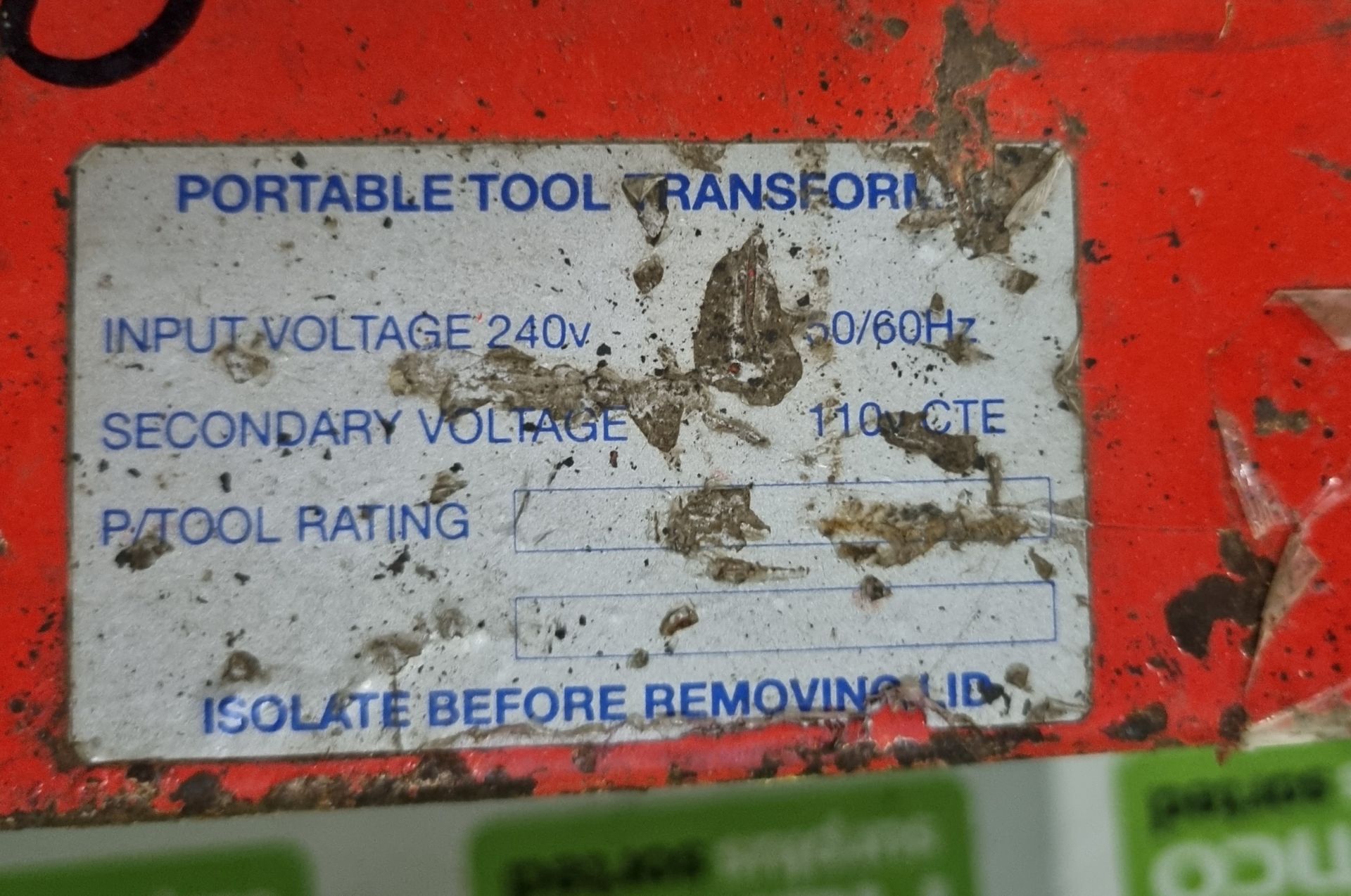 S.E.S. portable power tool transformer 240V - 110V - Image 4 of 4