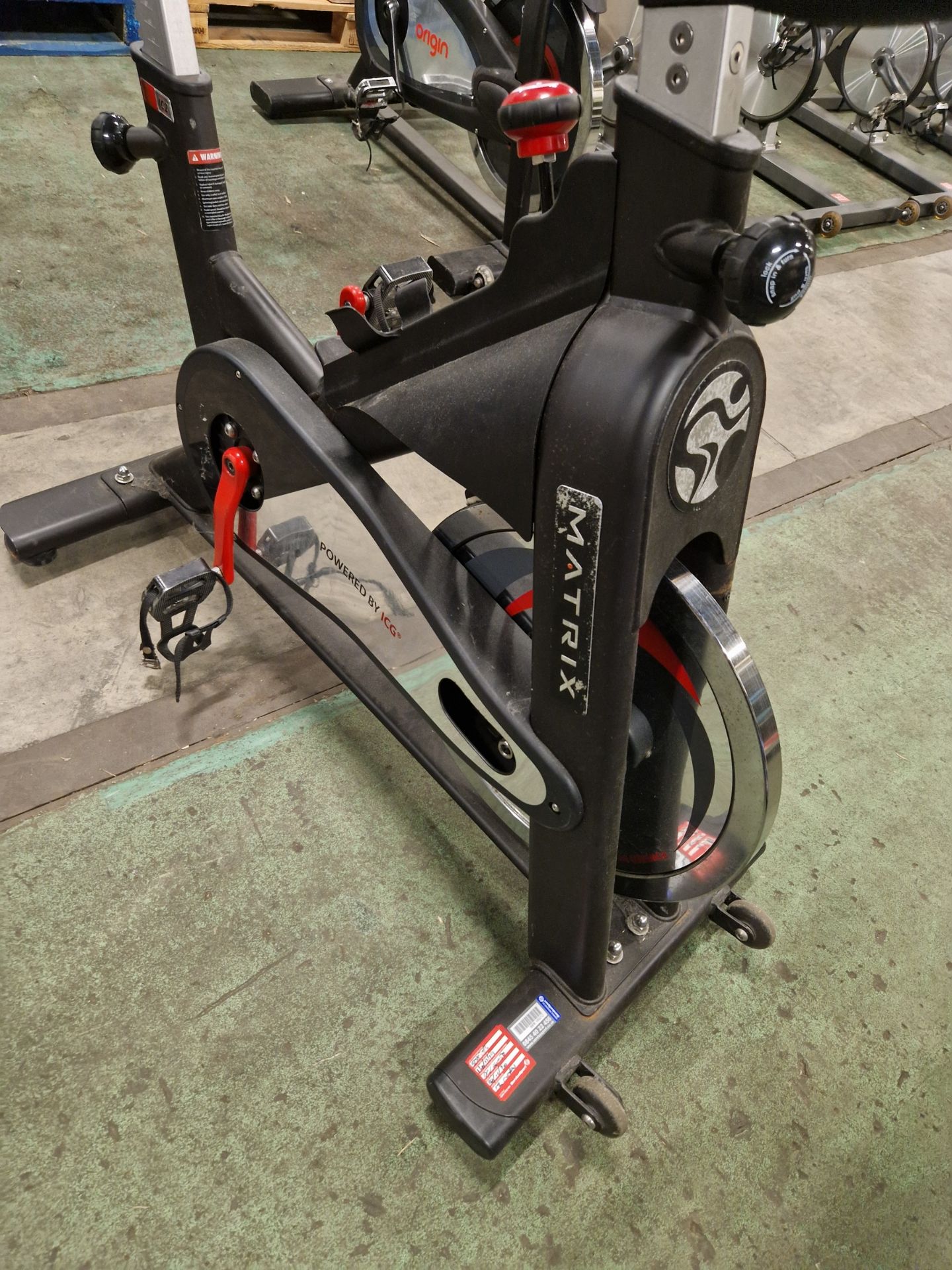 Matrix IC2 spin bike - max user weight 130kg - L 1200 x W 530 x D 1100mm - Image 6 of 6