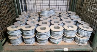 62x reels of 25mm double insulated single core cable - unknown length - 1 reel weighs 3.3kg