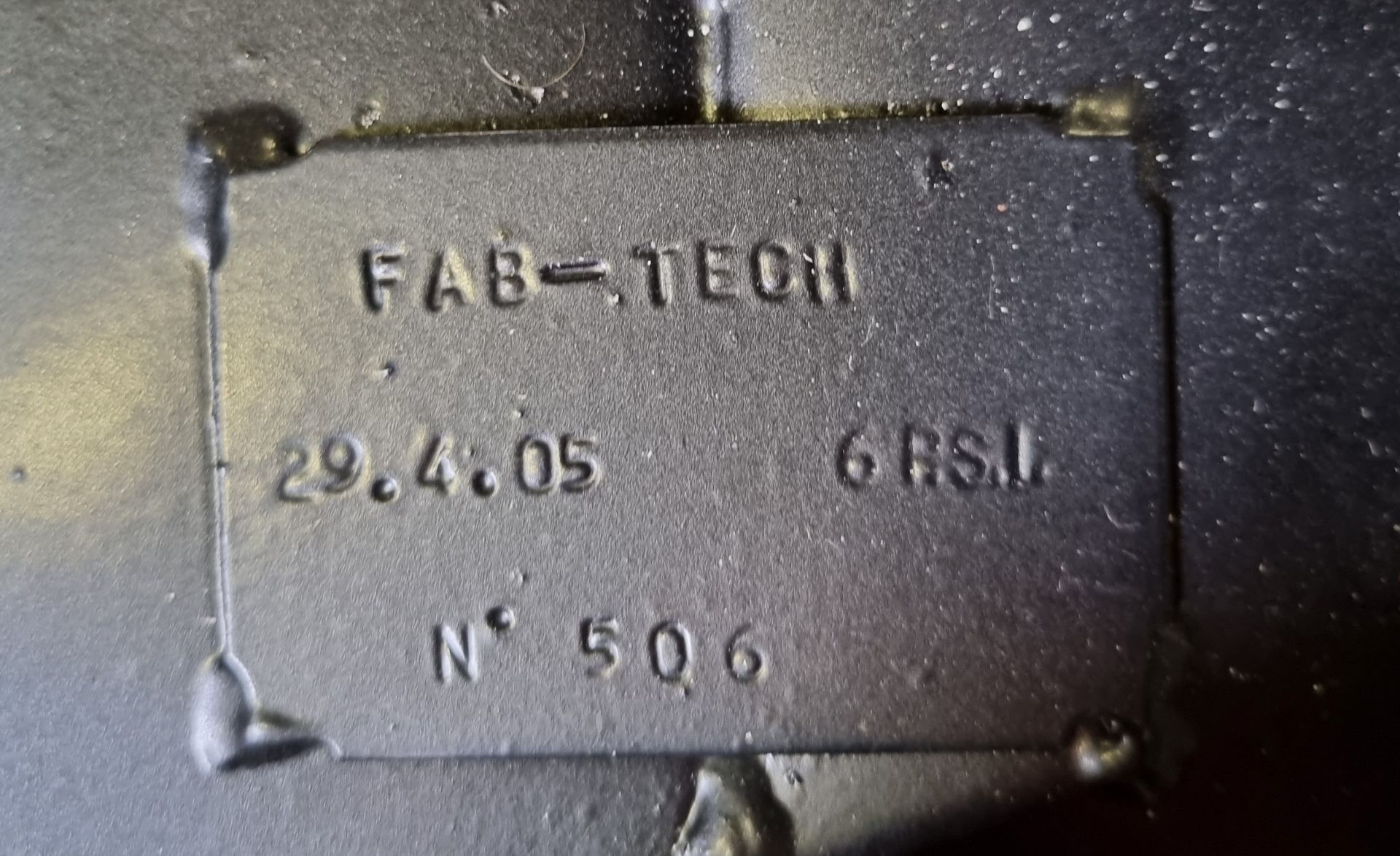 FAB-TECH marine engine fuel tank - W 1270 x D 220 x H 500 mm - Bild 4 aus 4