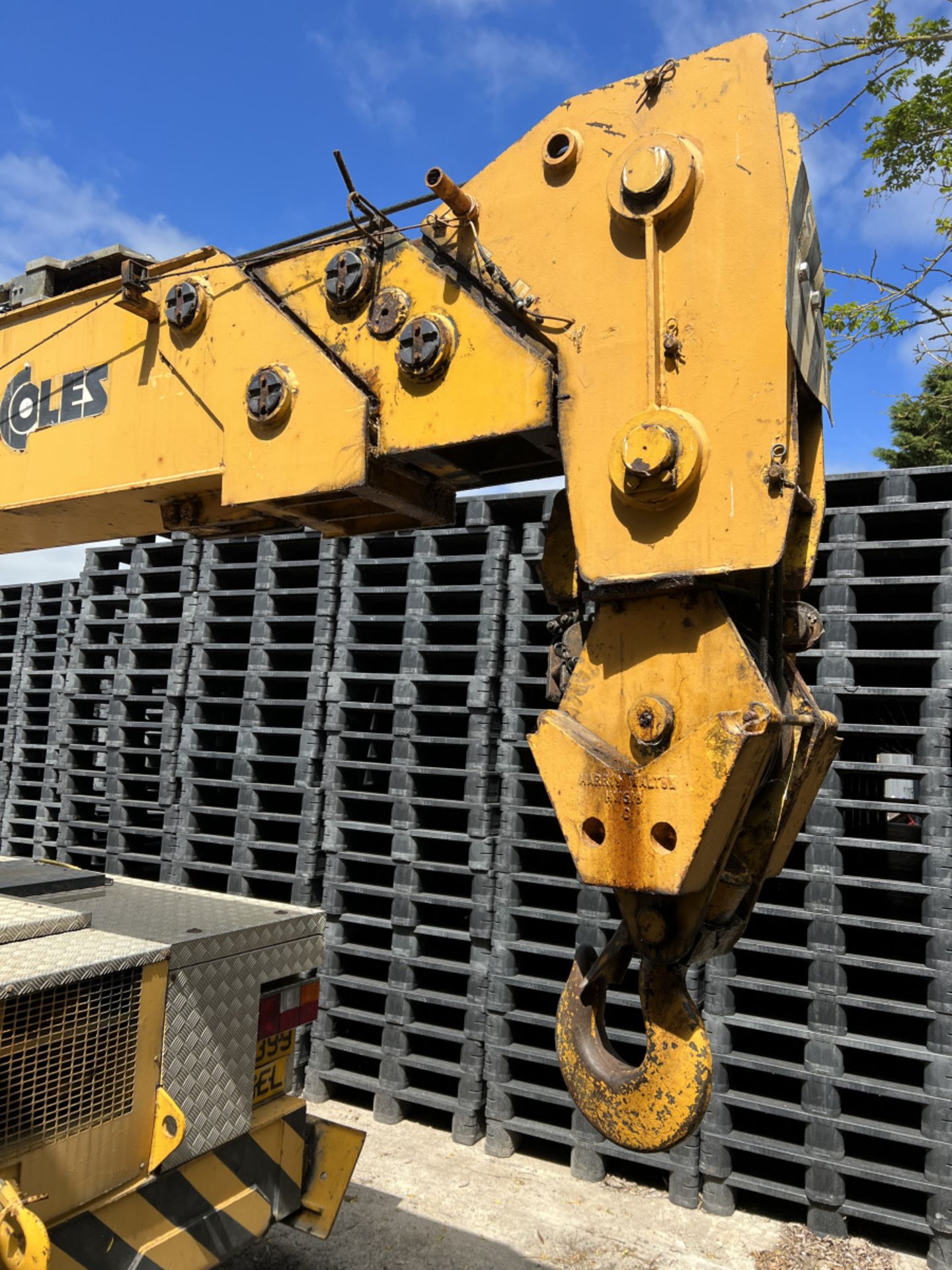 Coles Jumbo 412 12T static crane - 1986 - 3700cc engine - Diesel - Image 5 of 39