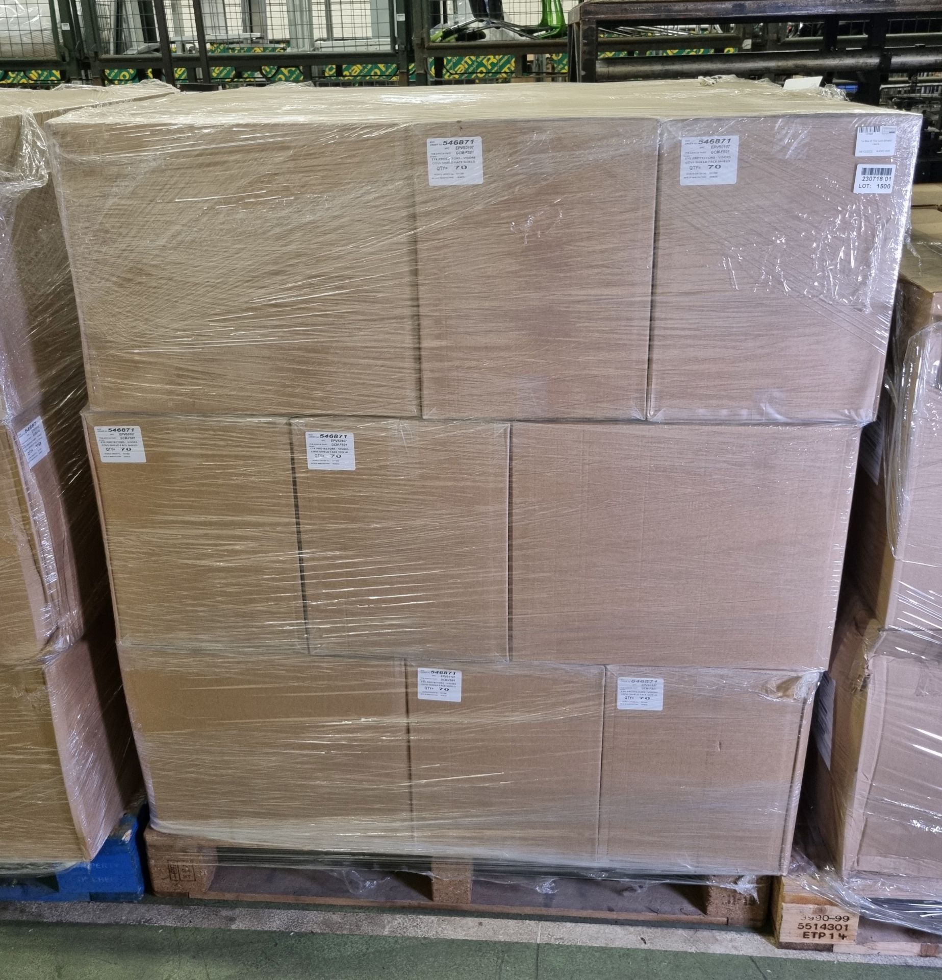 21x Boxes of Covi-Shield visors - 70 units per box - Image 4 of 4