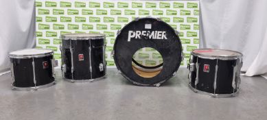 Premier Drums - 1 x 13 inch, 1 x 22 inch, 1 x 16 inch, 1 x 14 inch