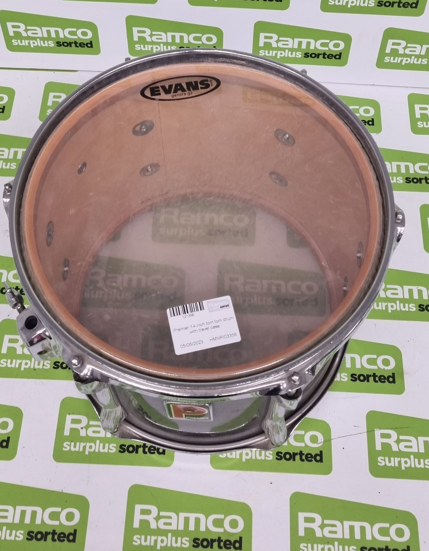 Premier 14 inch tom drum with Procase - Bild 4 aus 12