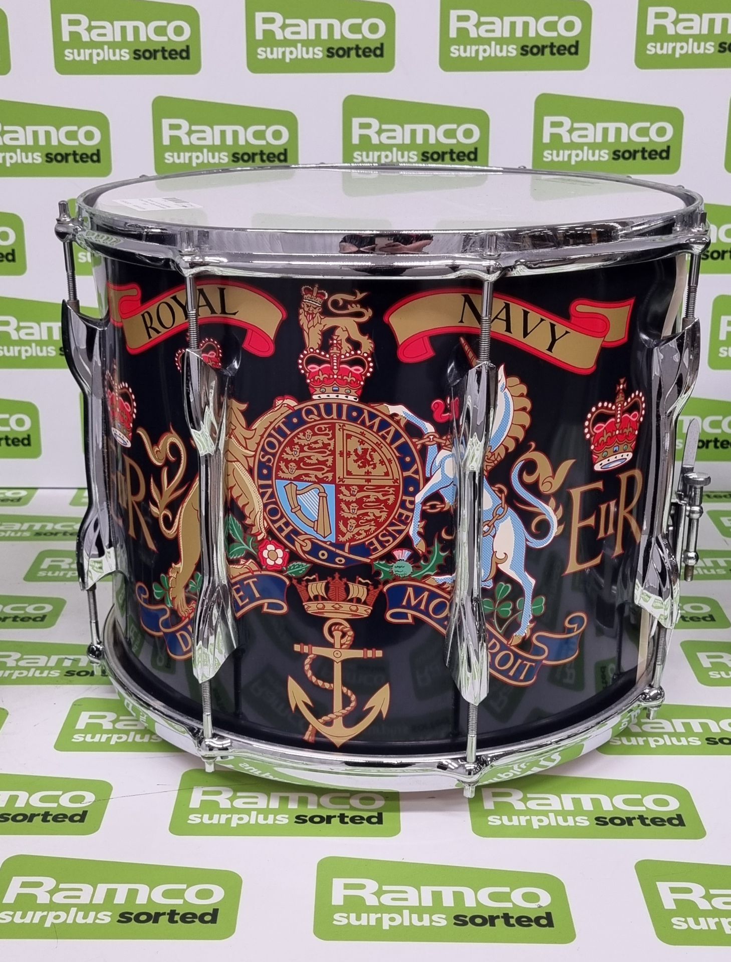4x Premier 14 inch decorated Royal Navy military side snare drums - Bild 9 aus 15
