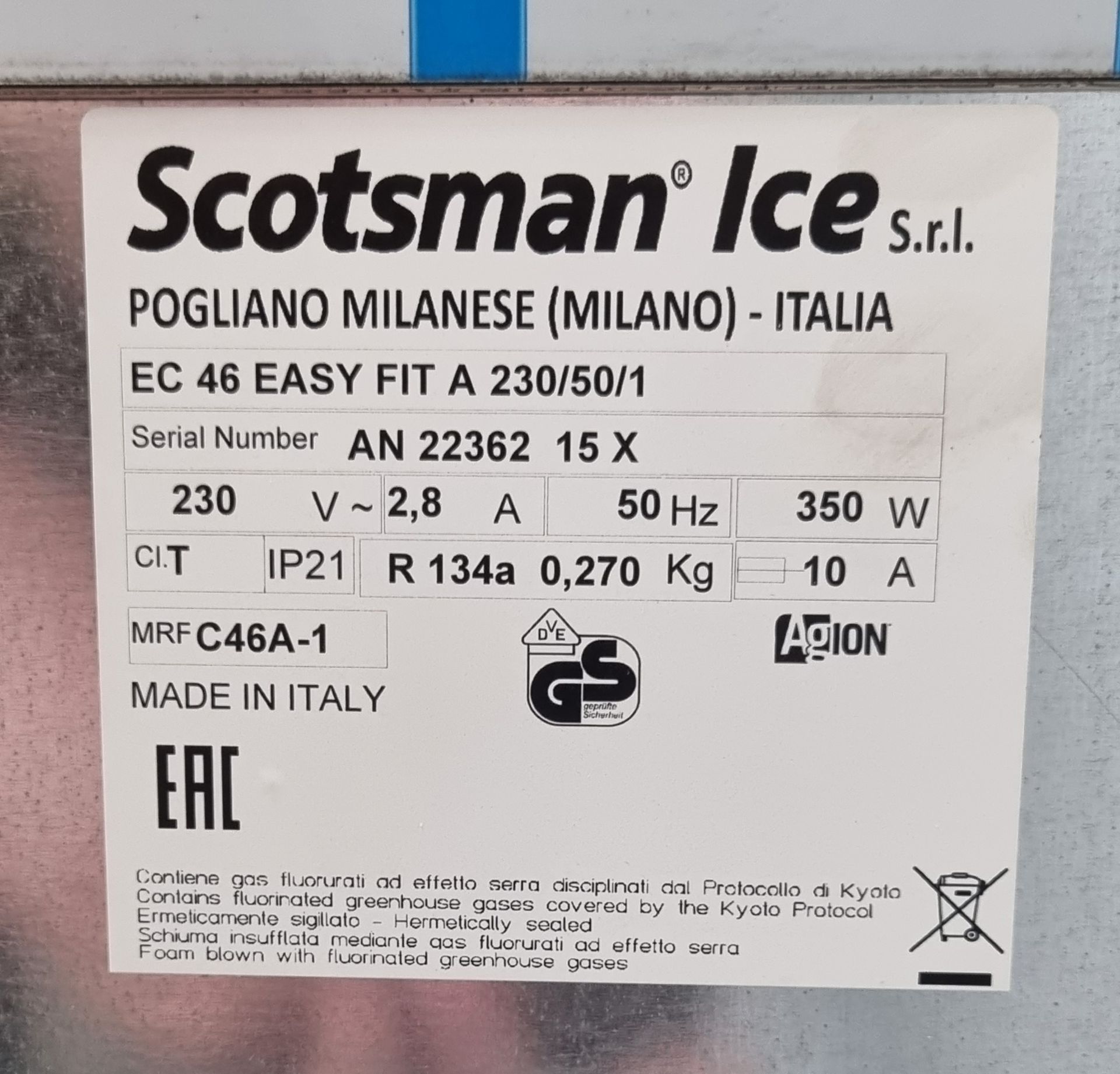 Scotsman EC 46 easy fit ice machine - Bild 7 aus 10