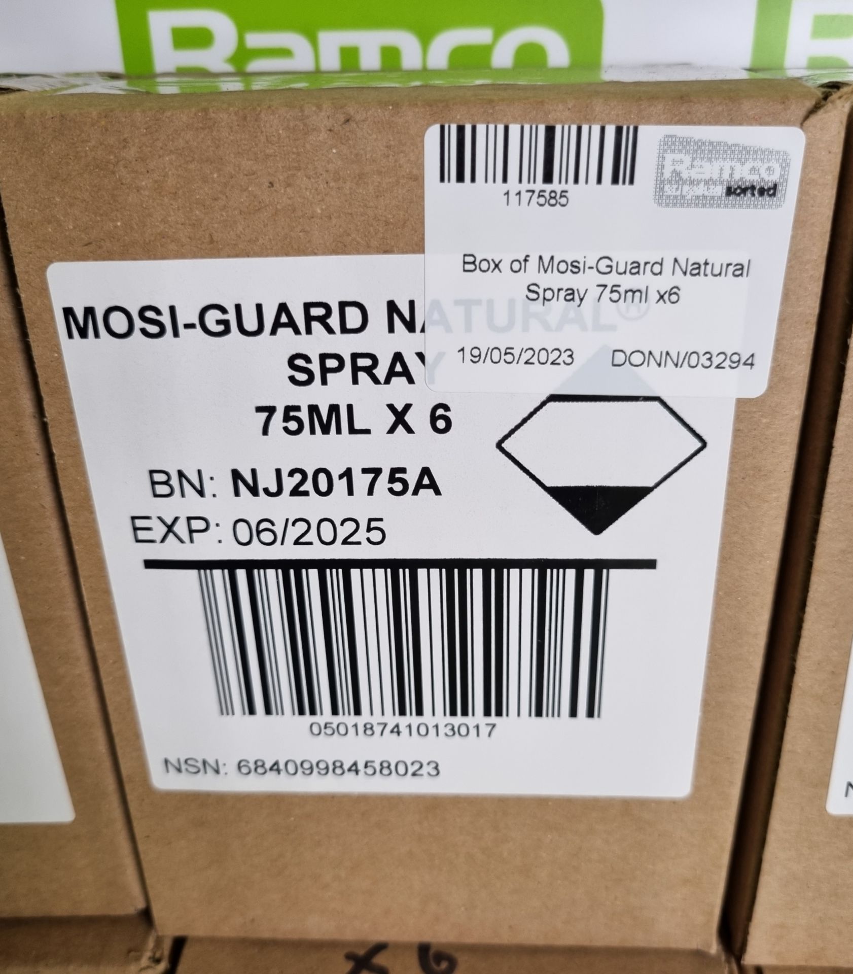 6x boxes of Mosi-Guard Natural Spray 75ml - 6 bottles per box - Bild 2 aus 5