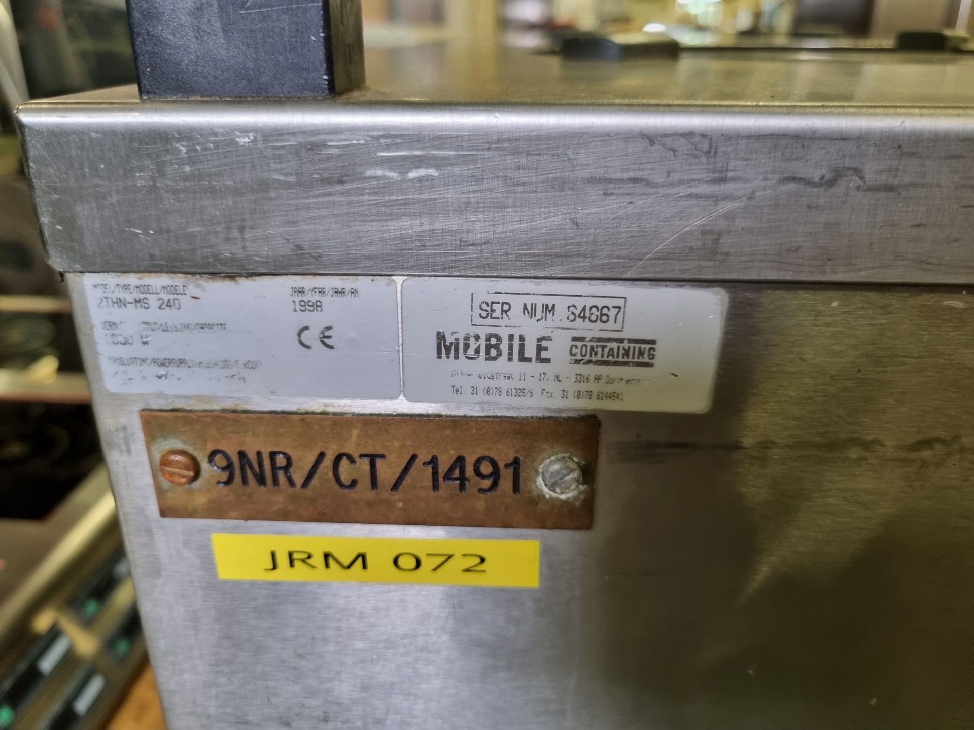 Mobile Containing 2 THN-MS 280 plate warmer - Bild 4 aus 4