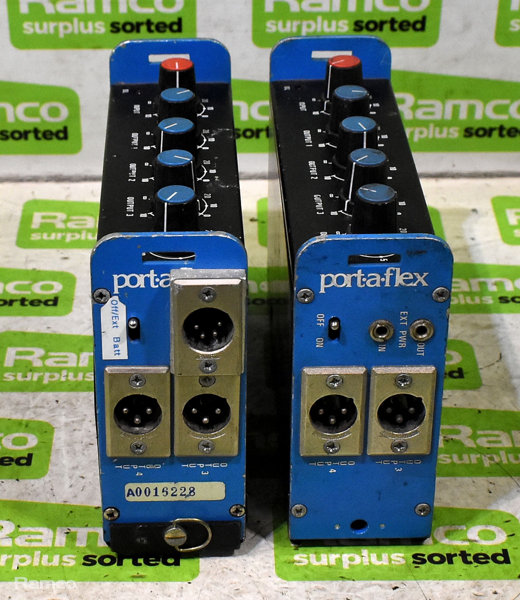 2x Audio Developments Portaflex AD066 microphone preamps - Image 3 of 4