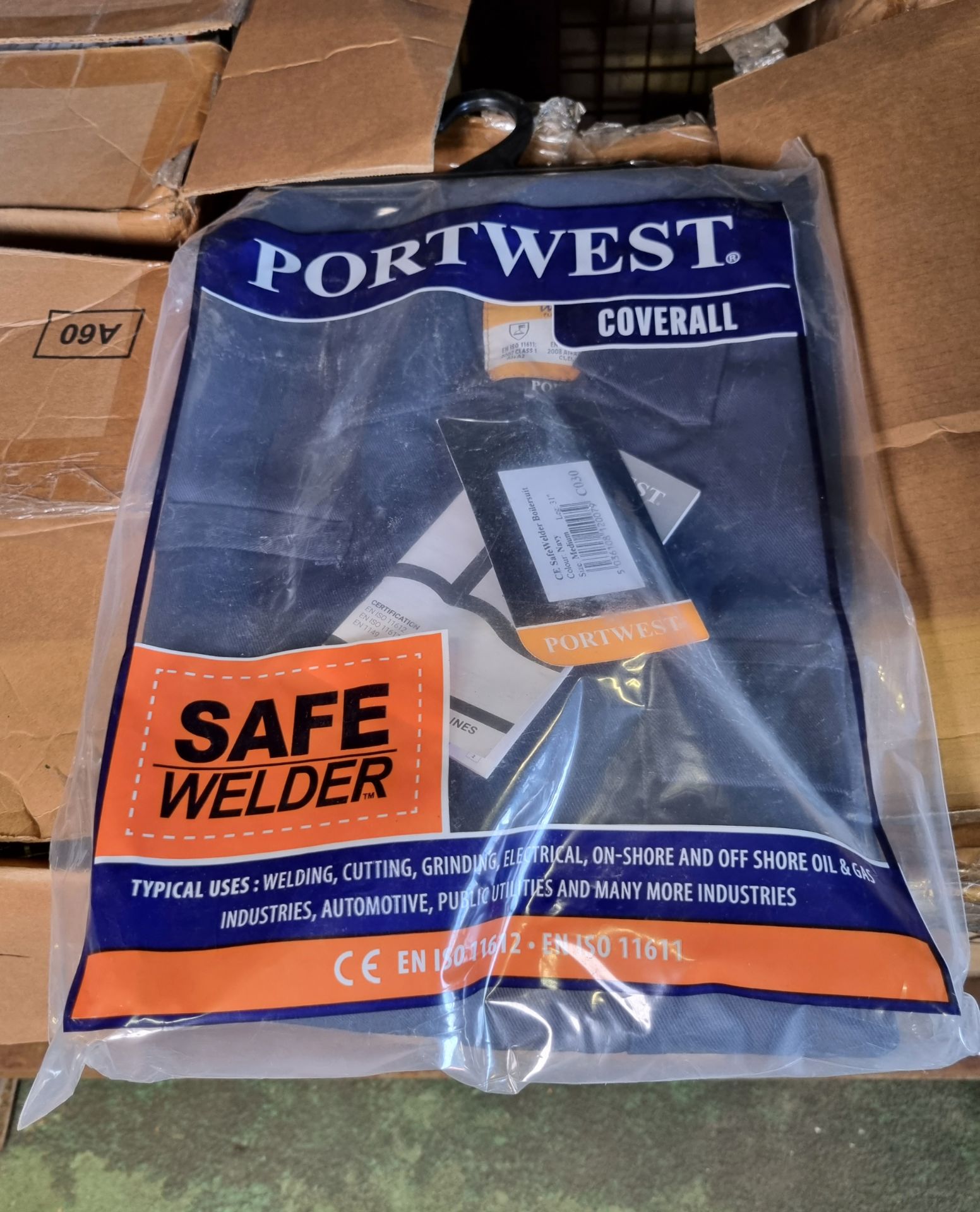 Workwear - Portwest CE safe welder boiler suit sizes, 37x Medium, 15x XLarge 15x XXXLarge - Bild 3 aus 3
