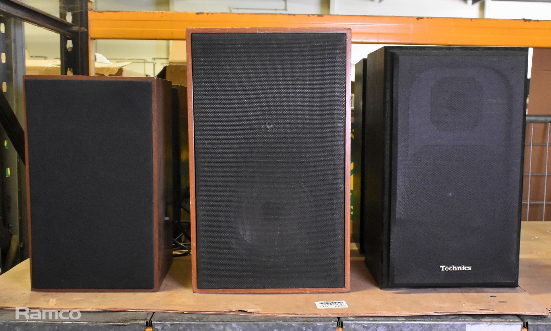 Pair of Technics SB-CS5 2 way speaker system, Pair of Rogers LS5/9 wooden loudspeakers