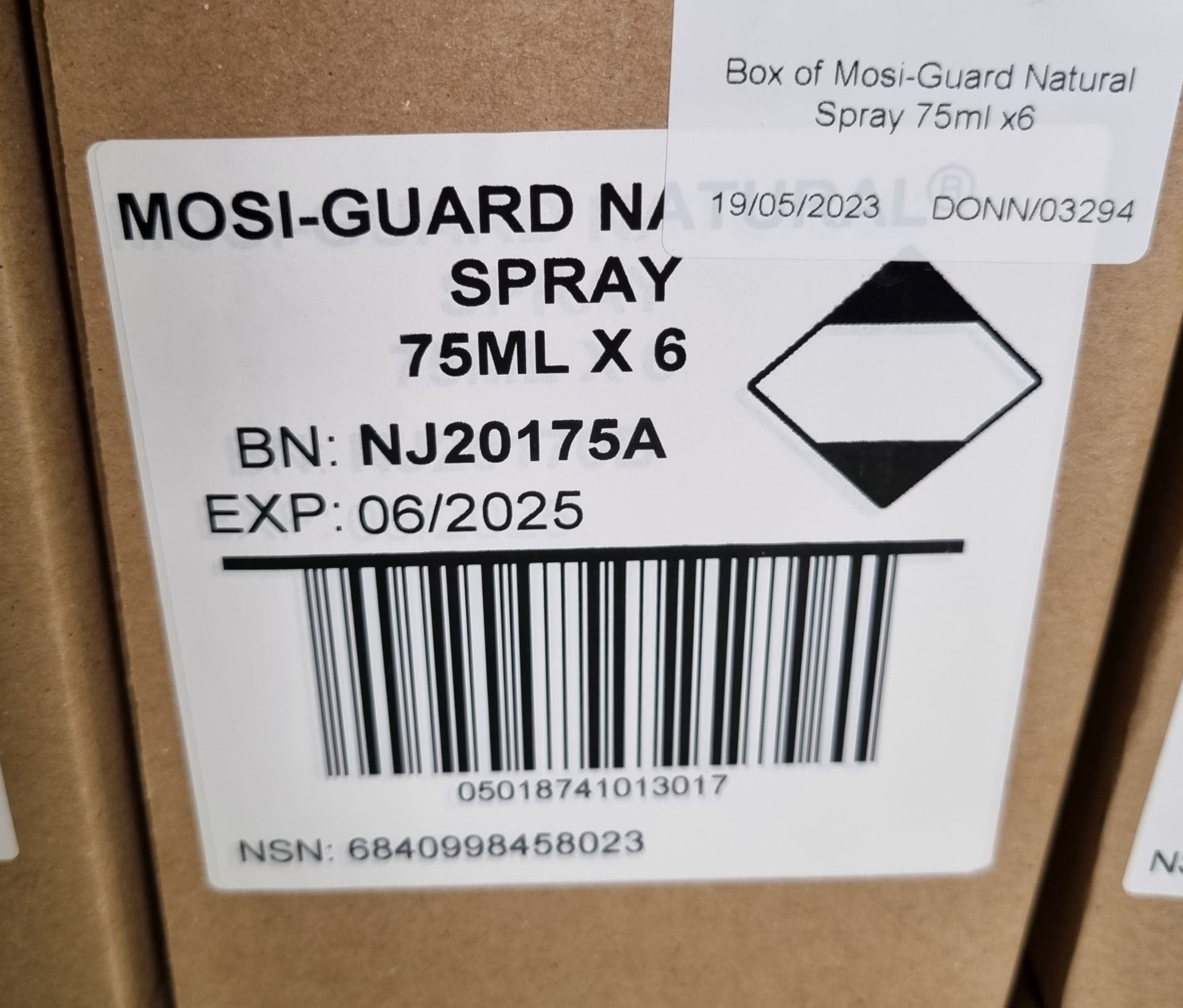 8x boxes of Mosi-Guard Natural Spray 75ml - 6 bottles per box - Bild 2 aus 5