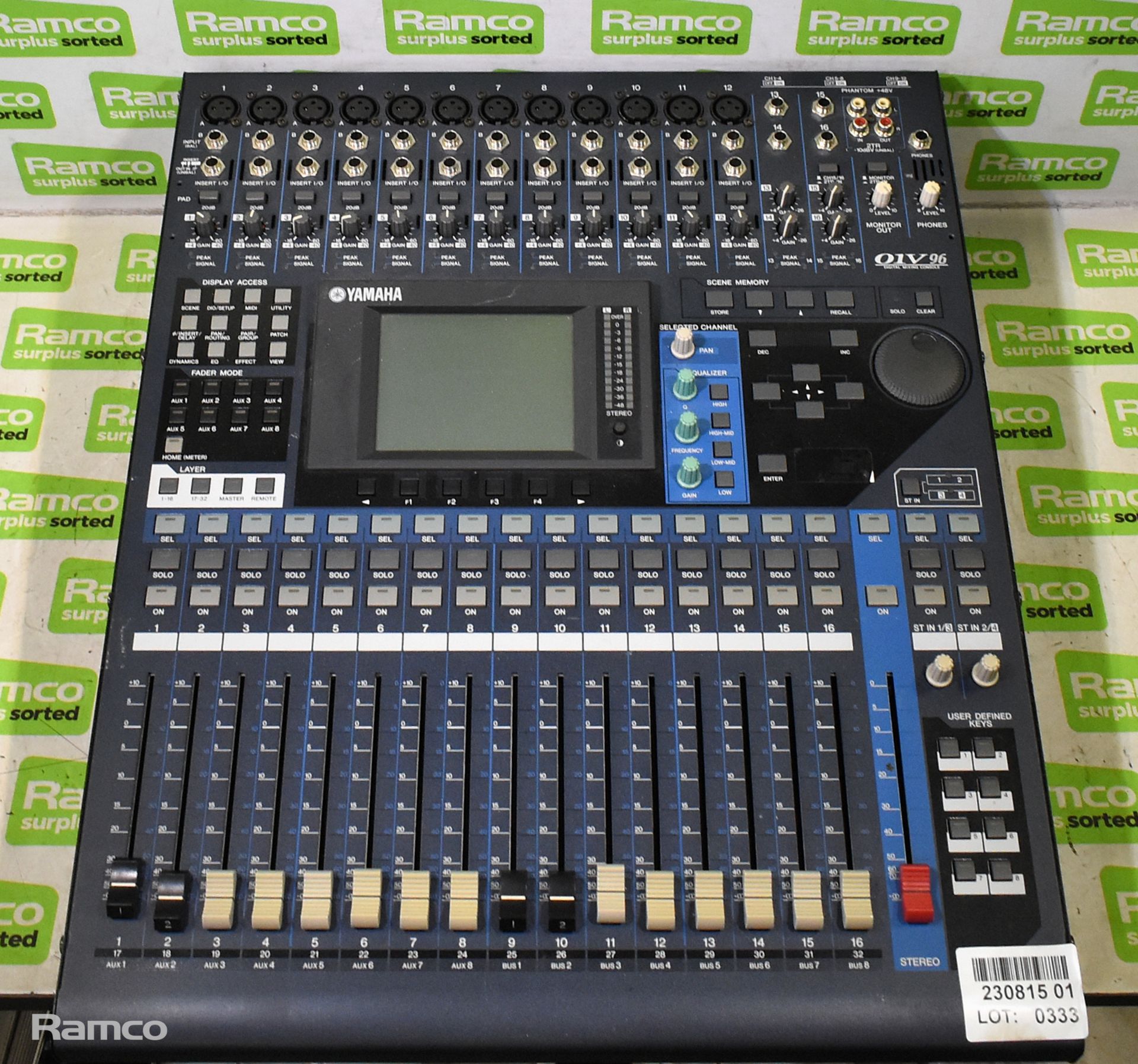 Yamaha 01V 96 digital mixing console 50-60Hz L 54 x D 43 x H13cm
