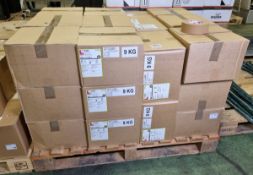 33x boxes of Scapa 3302 tan adhesive cloth tape - 50mm x 50m - 16 rolls per box