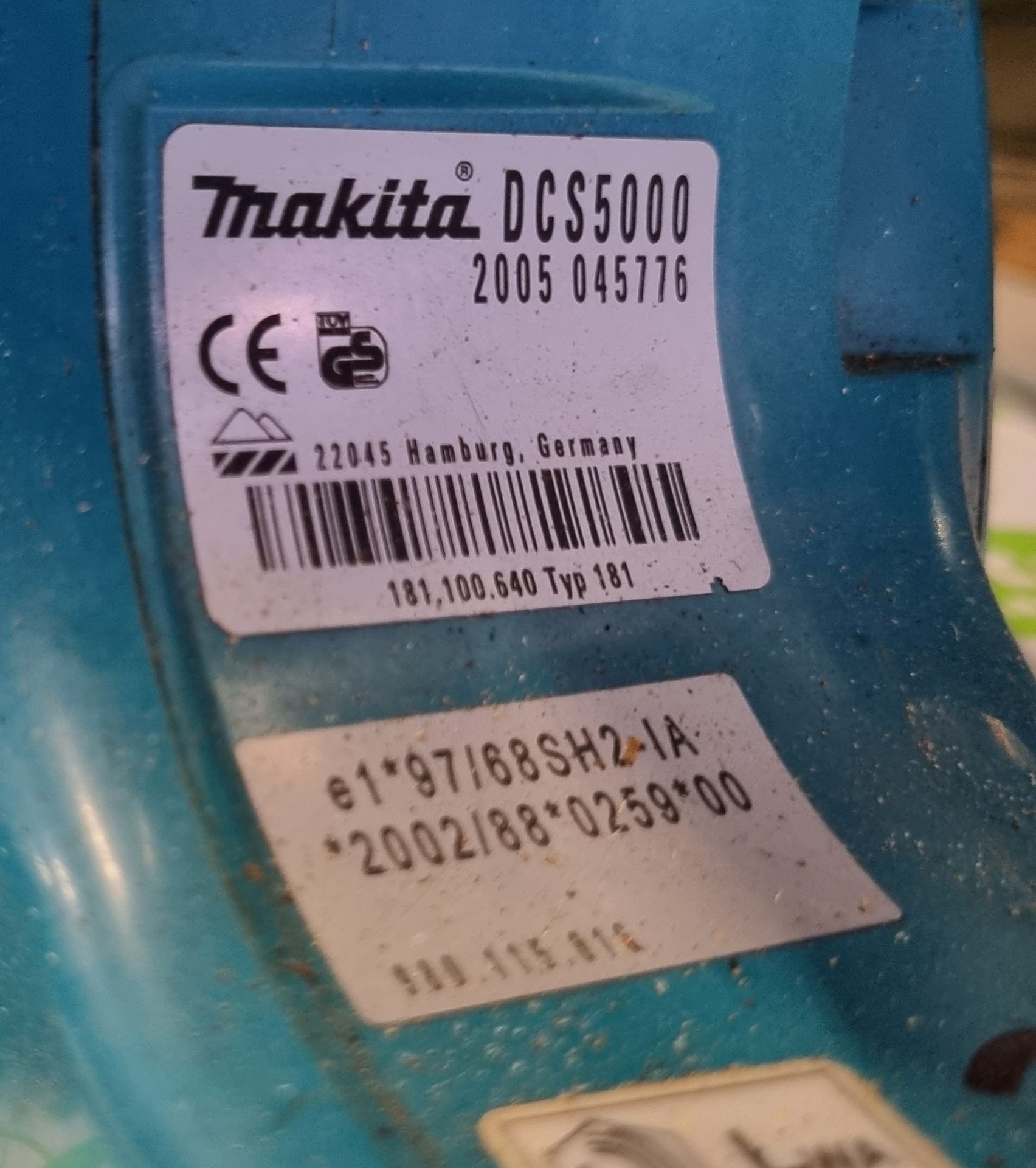 4x Makita DCS5000 50cc petrol chainsaw bodies - AS SPARES OR REPAIRS - Bild 4 aus 4