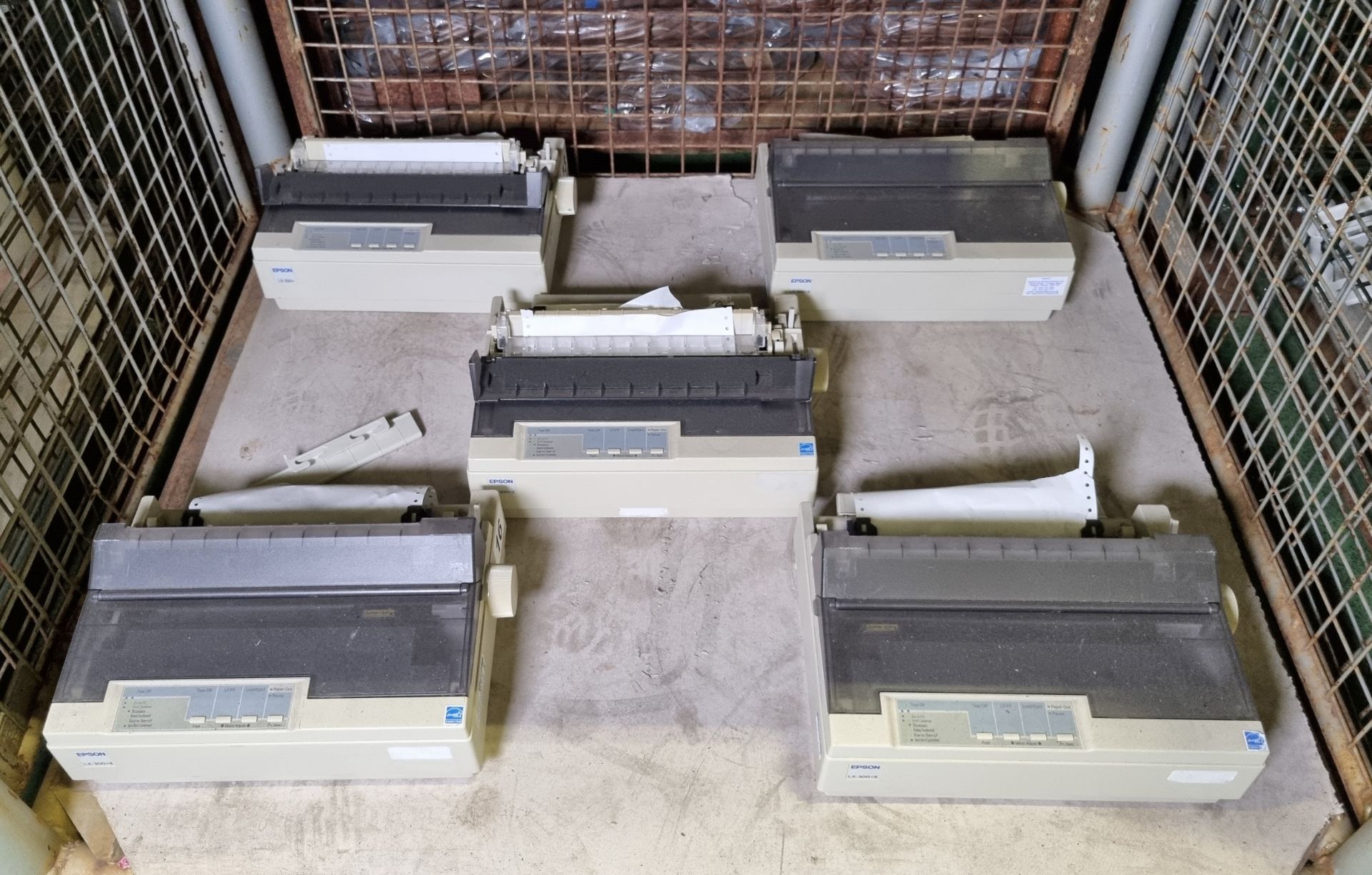 5x Epson LX-300 dot matrix printers - Image 2 of 9