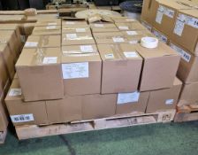 36x boxes of pressure sensitive adhesive tape - white - 36mm x 50m - 24 rolls per box