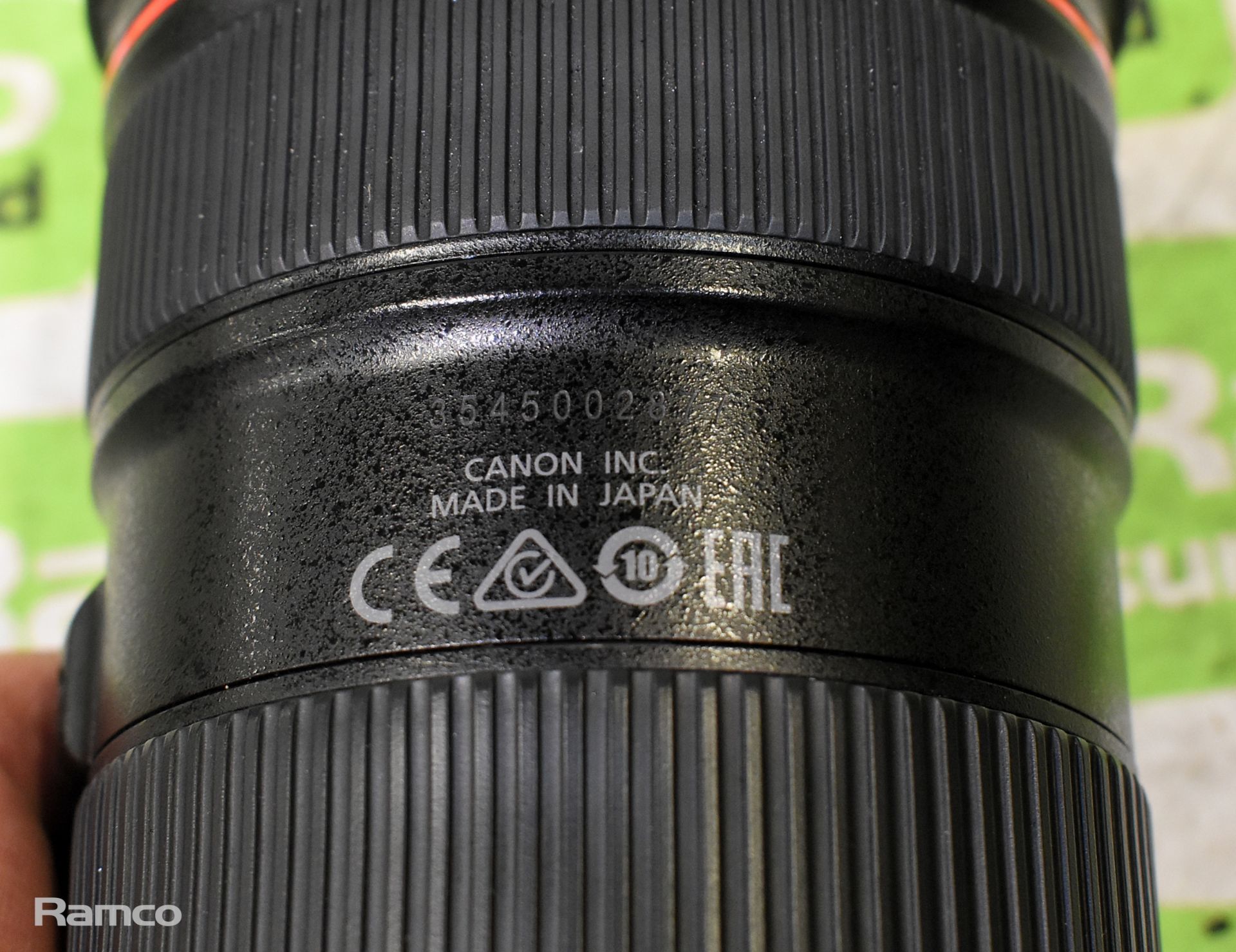 Canon Ultrasonic zoom lens EF 24 - 70mm 1:2.8 L II USM with bag - EW-88C lens hood - Bild 6 aus 10
