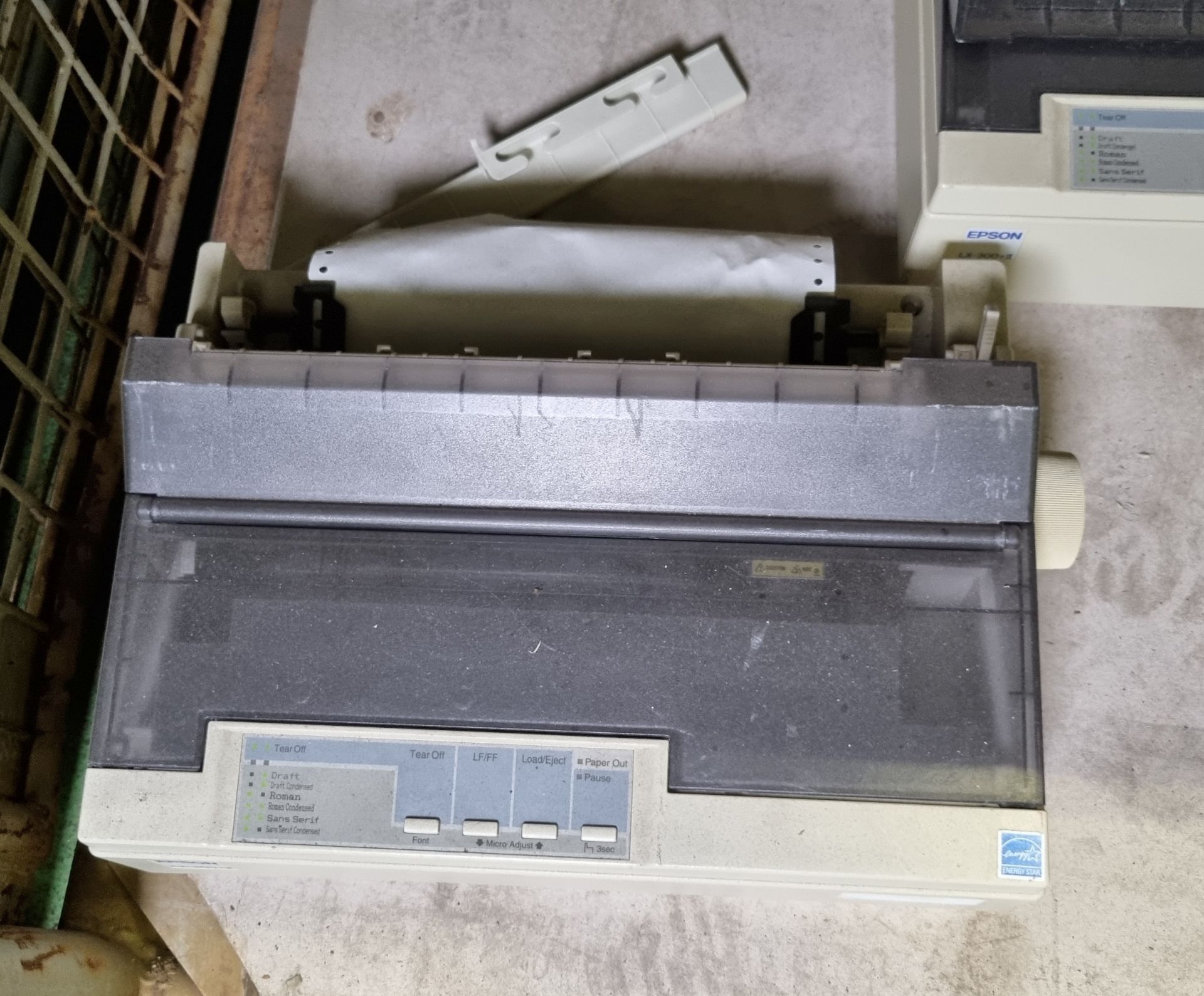 5x Epson LX-300 dot matrix printers - Image 4 of 9