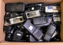 Approx 69x assorted two way radios - Motorola, Maxon, Entel, Icom, Philips, Key, Kirisun