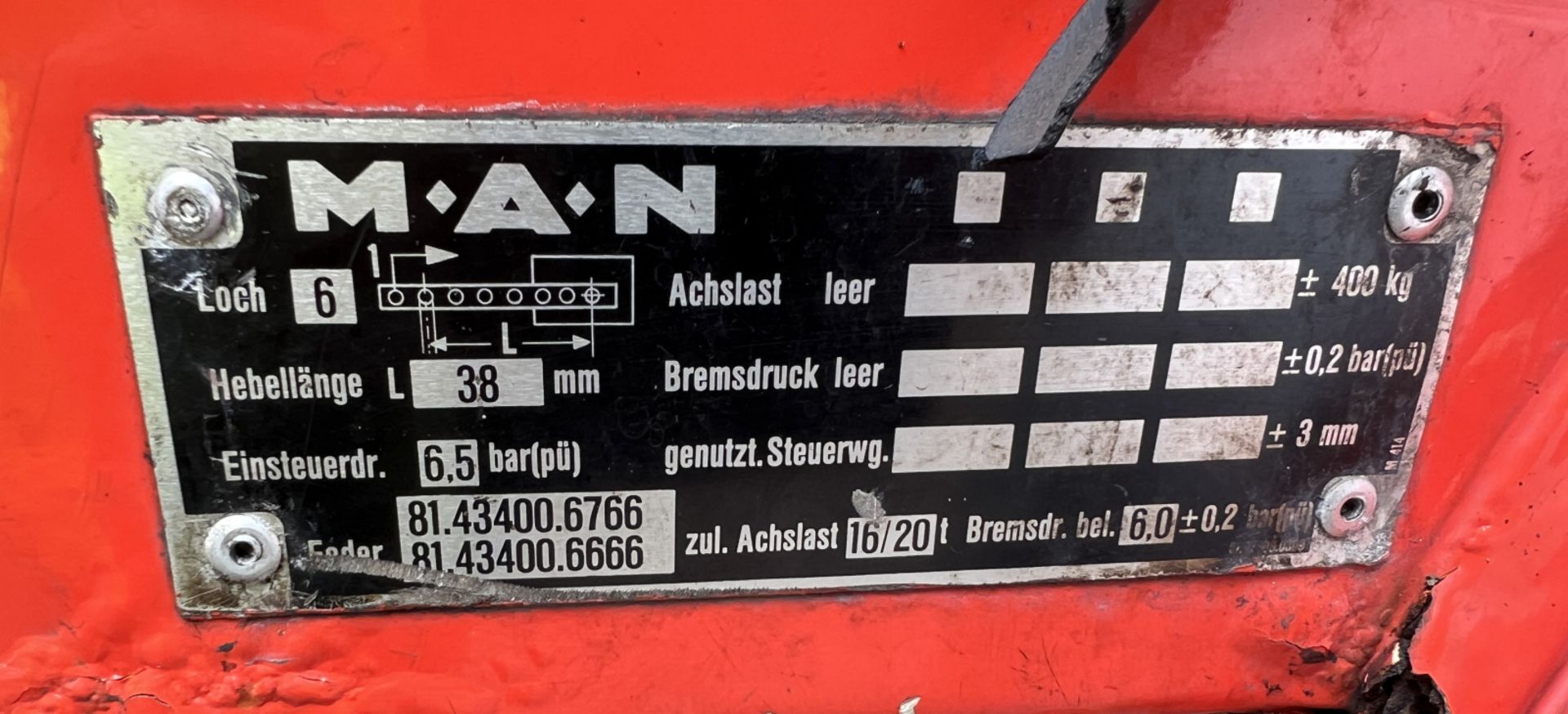 MAN 26.281, drilling / boring truck - Year 1989 - diesel - mileage 166273km - 11413cc - Image 18 of 43