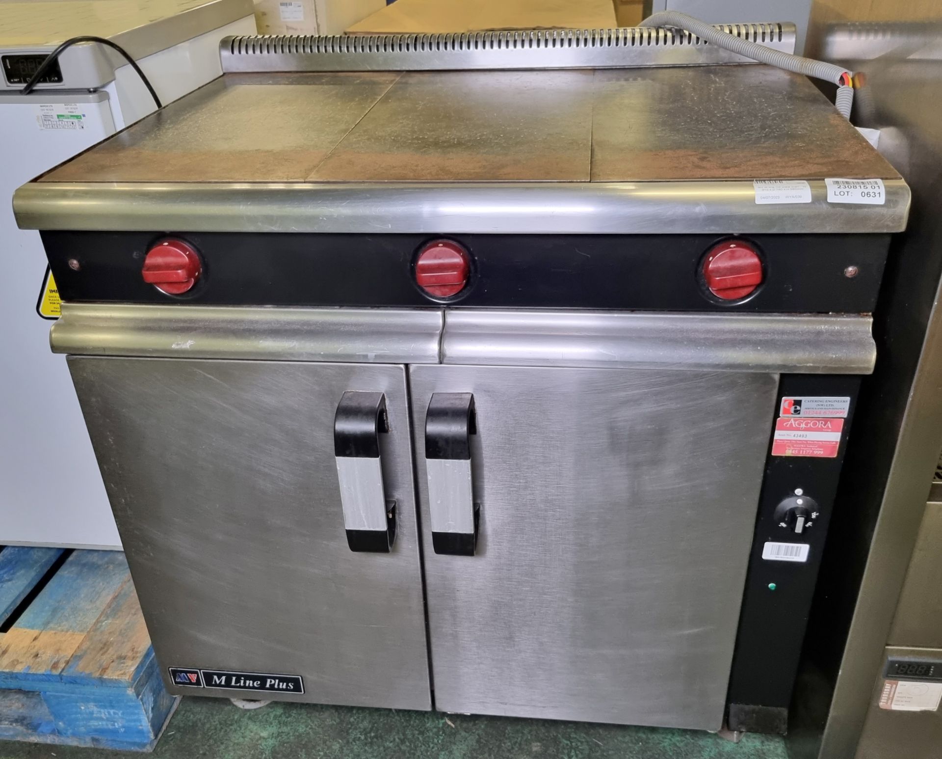 MV M line hot plate oven - W 910 x D 760 x H 980mm