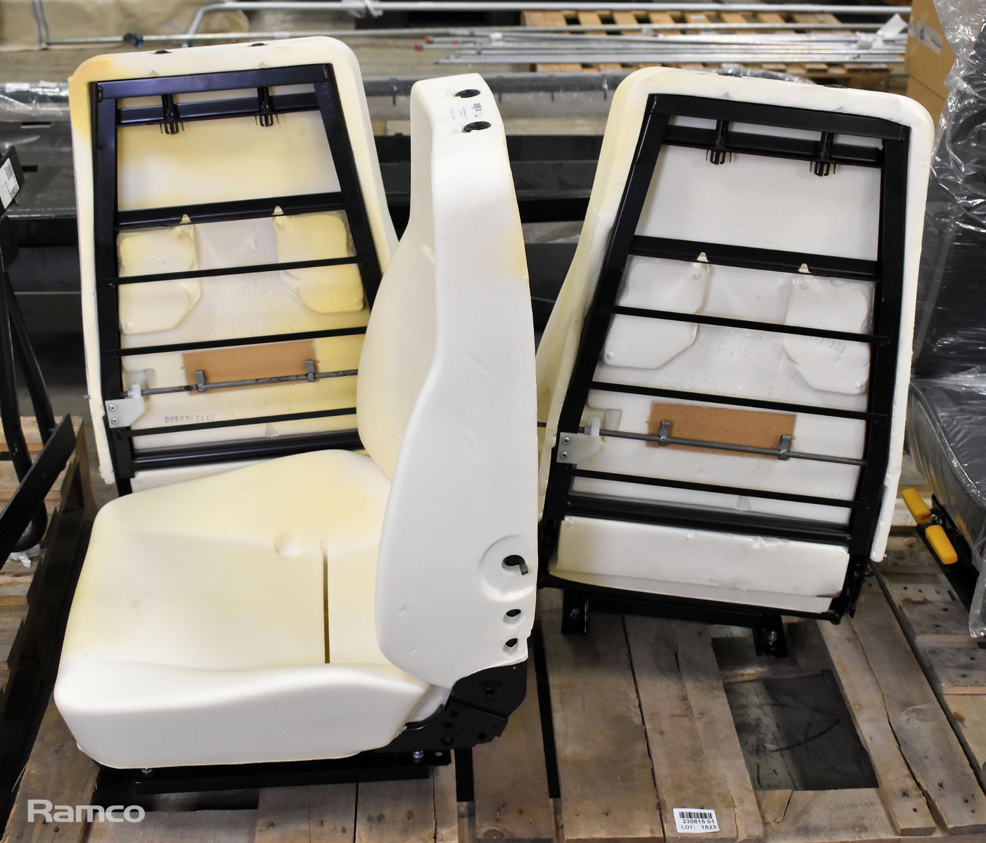 3x KAB seat assemblies - un upholstered