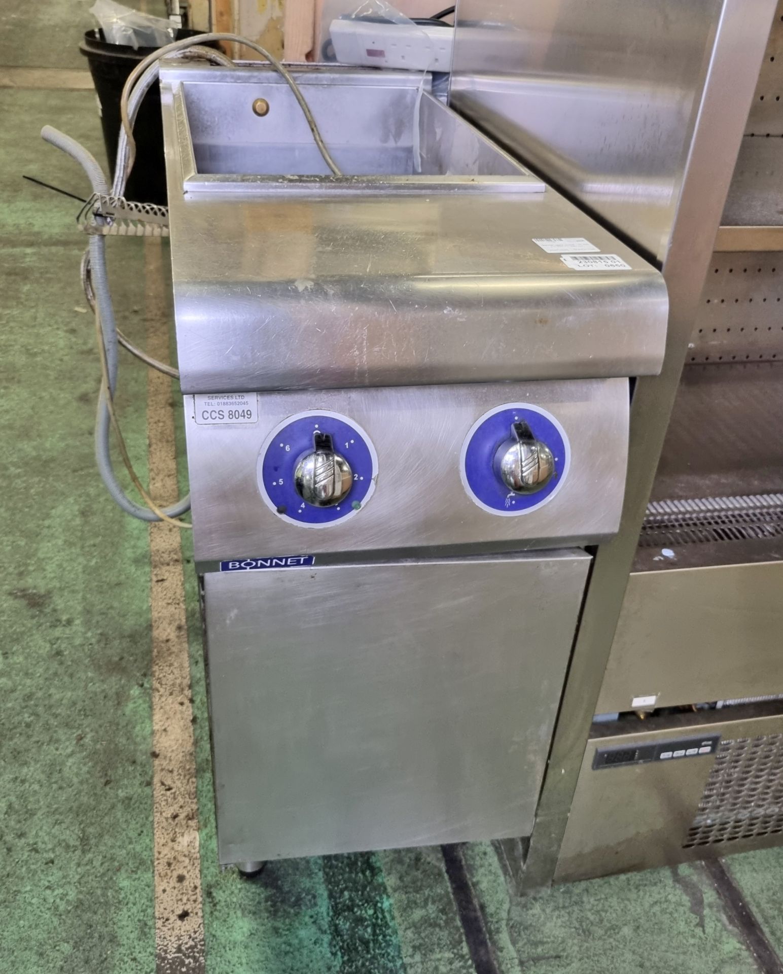 Bonnet pasta cooker - W 400 x D 930 x H 930 mm