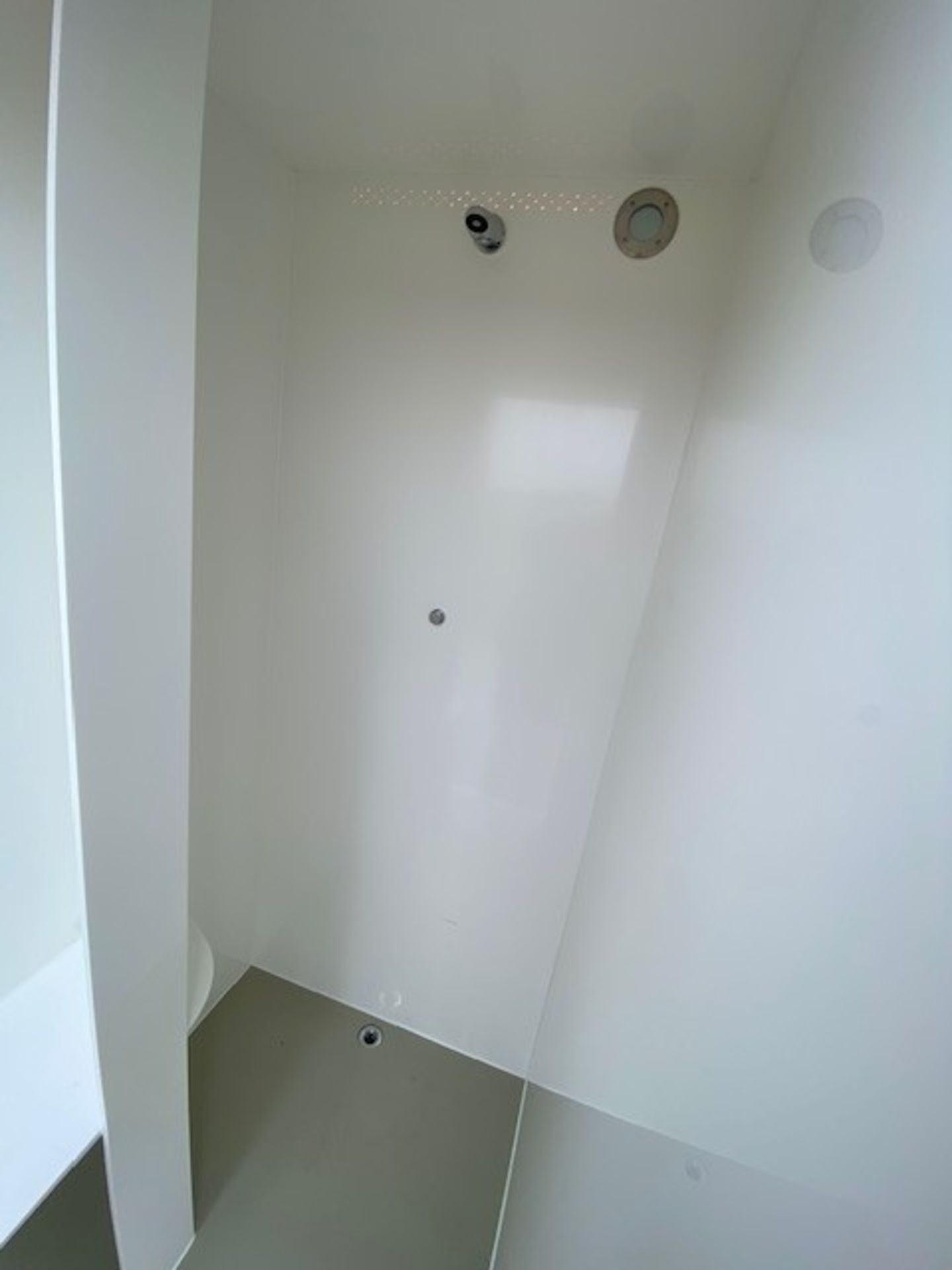 Event shower cubicle, approx. 1200mm x 900mm x 2200mm white - Bild 7 aus 15