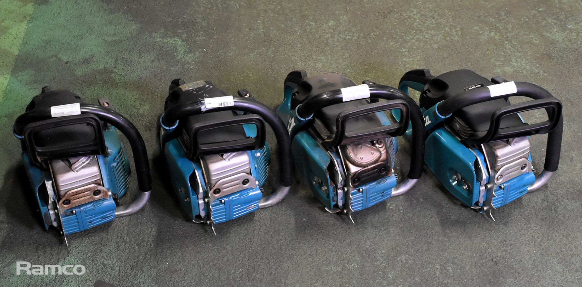 3x Makita DCS5030 50cc petrol chainsaw - BODIES ONLY - AS SPARES AND REPAIRS, 1x Makita EA5000P