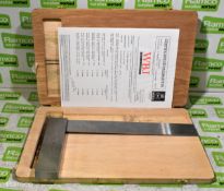 12 inch engineers square in wooden storage case