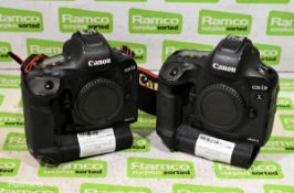 2x Canon EOS-1D X Mark 2 digital camera bodies