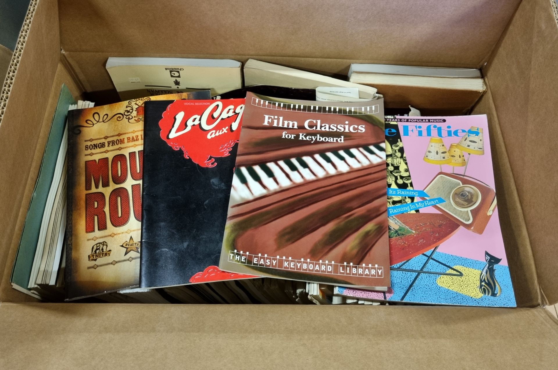 9x boxes of various music books & sheet music (see pictures for titles on outer box) - Bild 3 aus 4