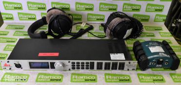 DBX Pro DriveRack PA+ complete loudspeaker management system, BSS Audio AR-133 audio active D.I. box