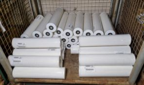 45x Cylinder paper filter cartridges - length: 500mm, OD: 115mm, ID: 28mm