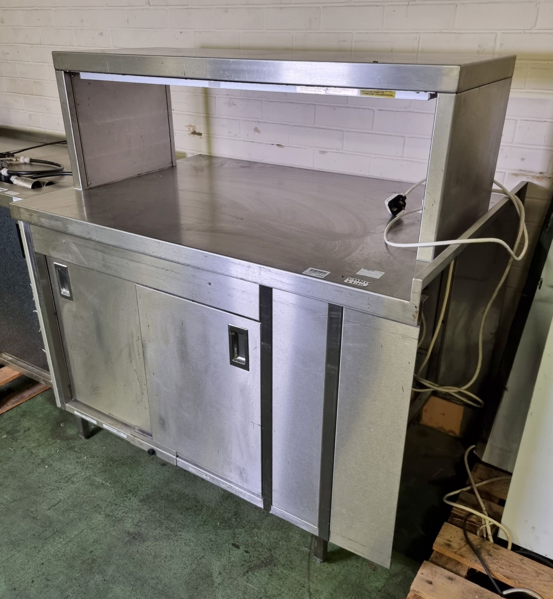 Heated cupboard with gantry - W 1300 x D 920 x H 1330 mm - Image 3 of 6