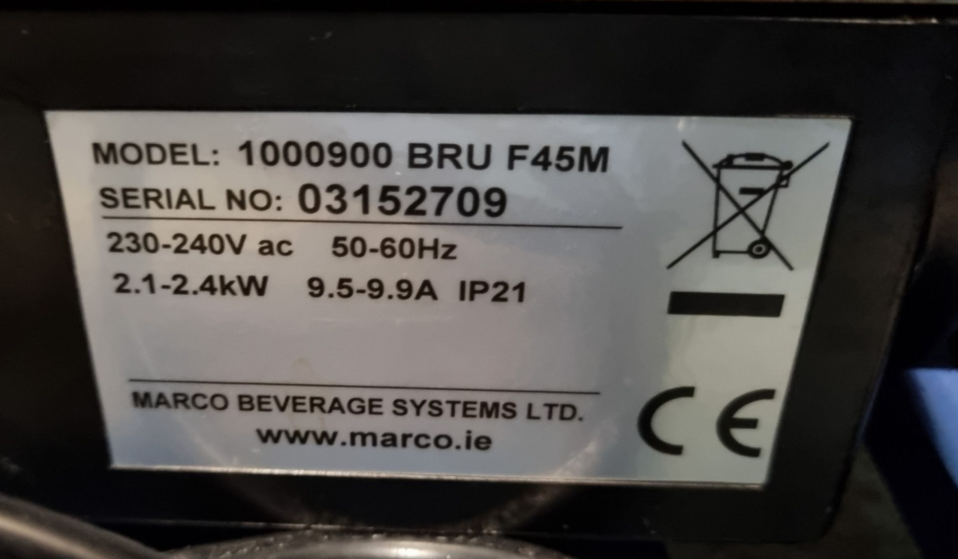 Marco Bru F45M filter coffee machine - Image 4 of 4