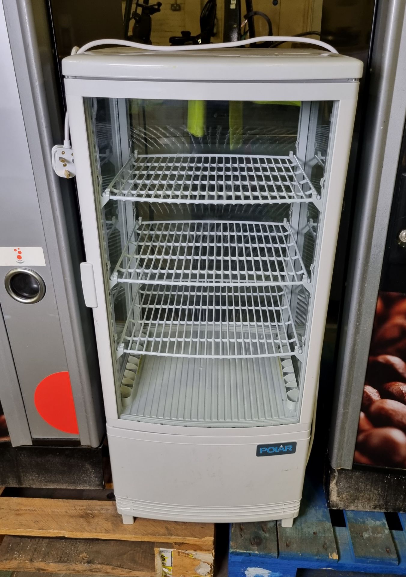 Polar CB507-08 cu door display fridge - W 430 x D 430 x H 990 mm