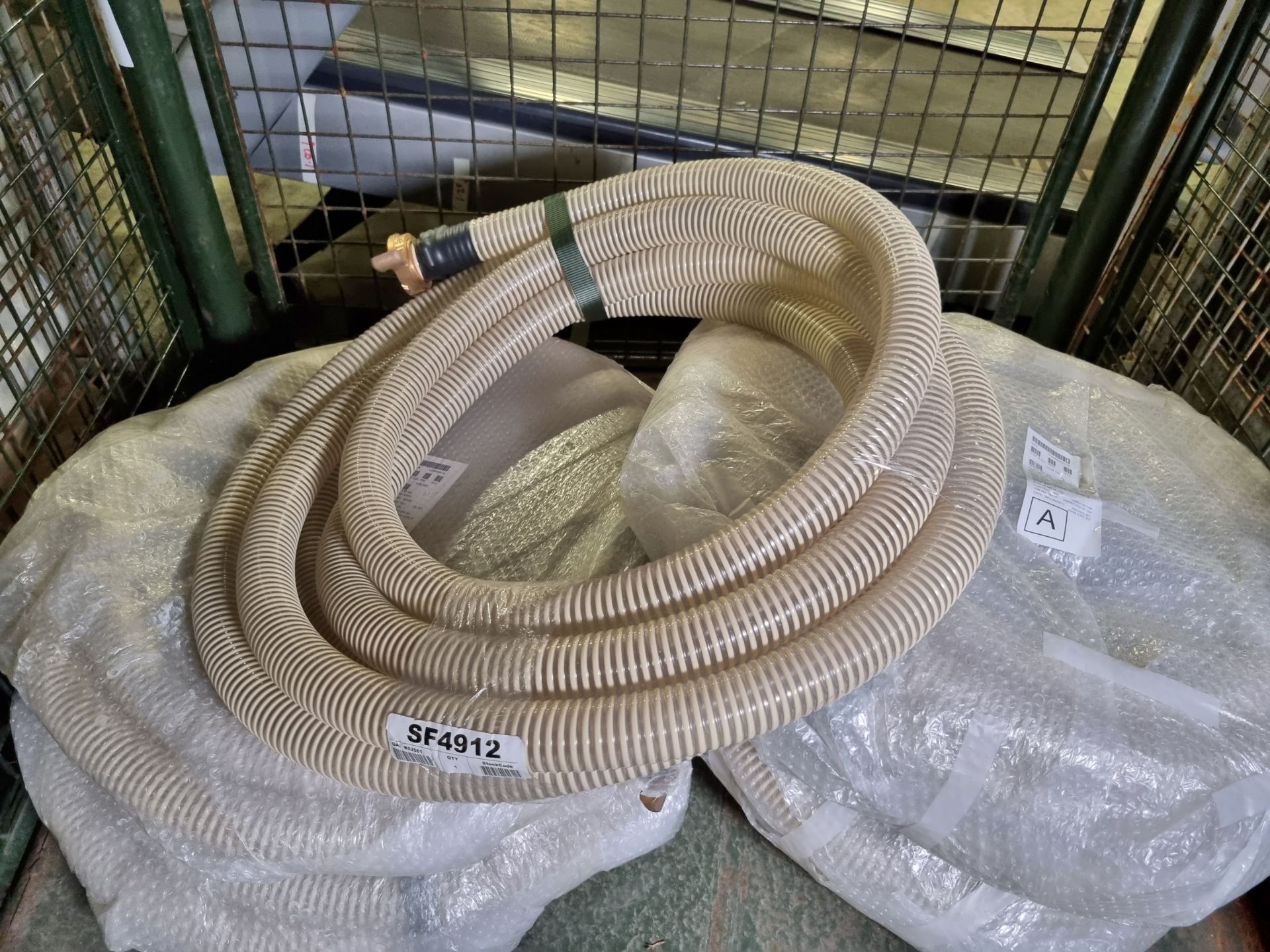 5x 50mm non metallic flexible hose assemblies - approx length: 10M - Image 3 of 4