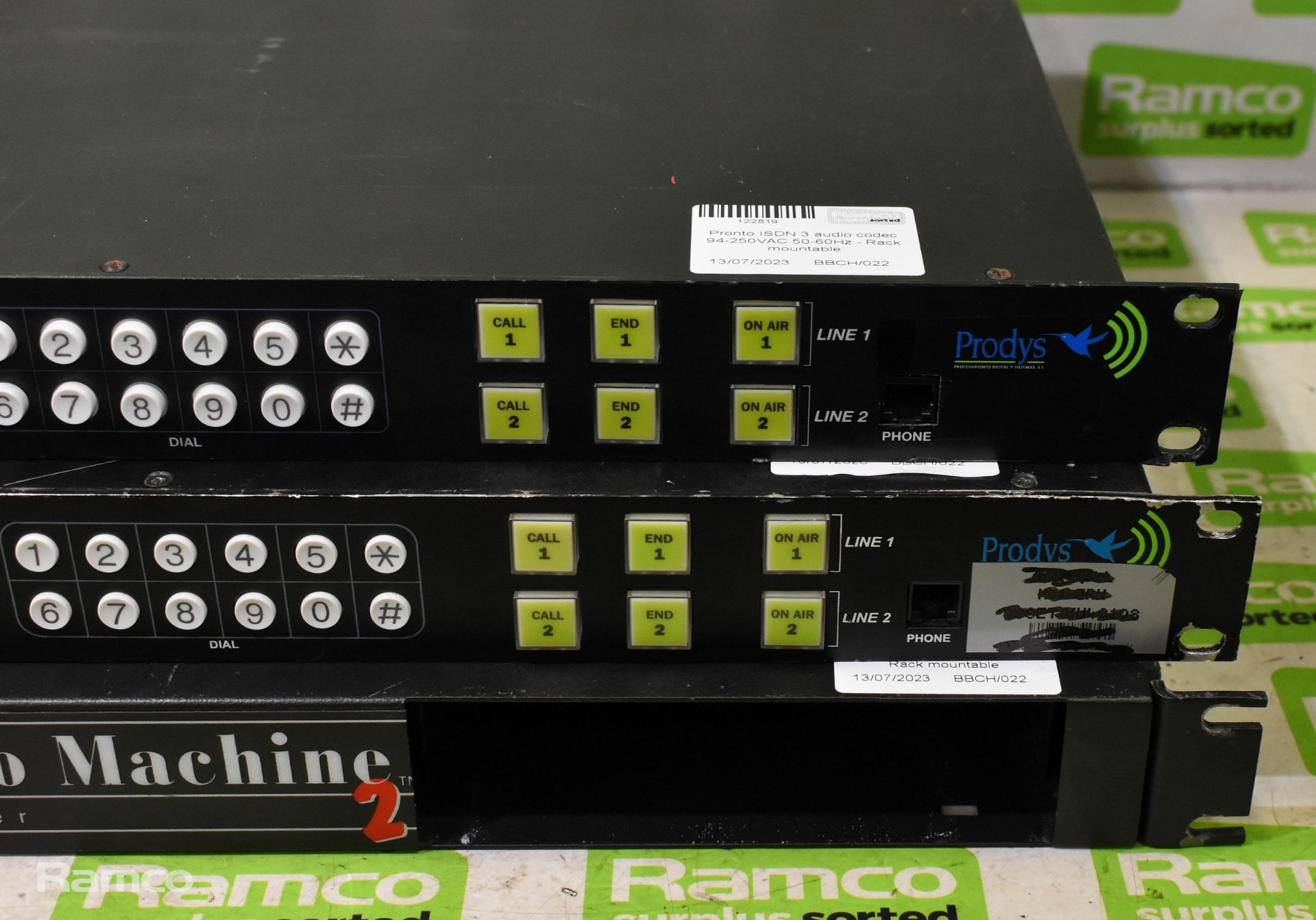 3x Rack mountable audio panels - Image 3 of 6
