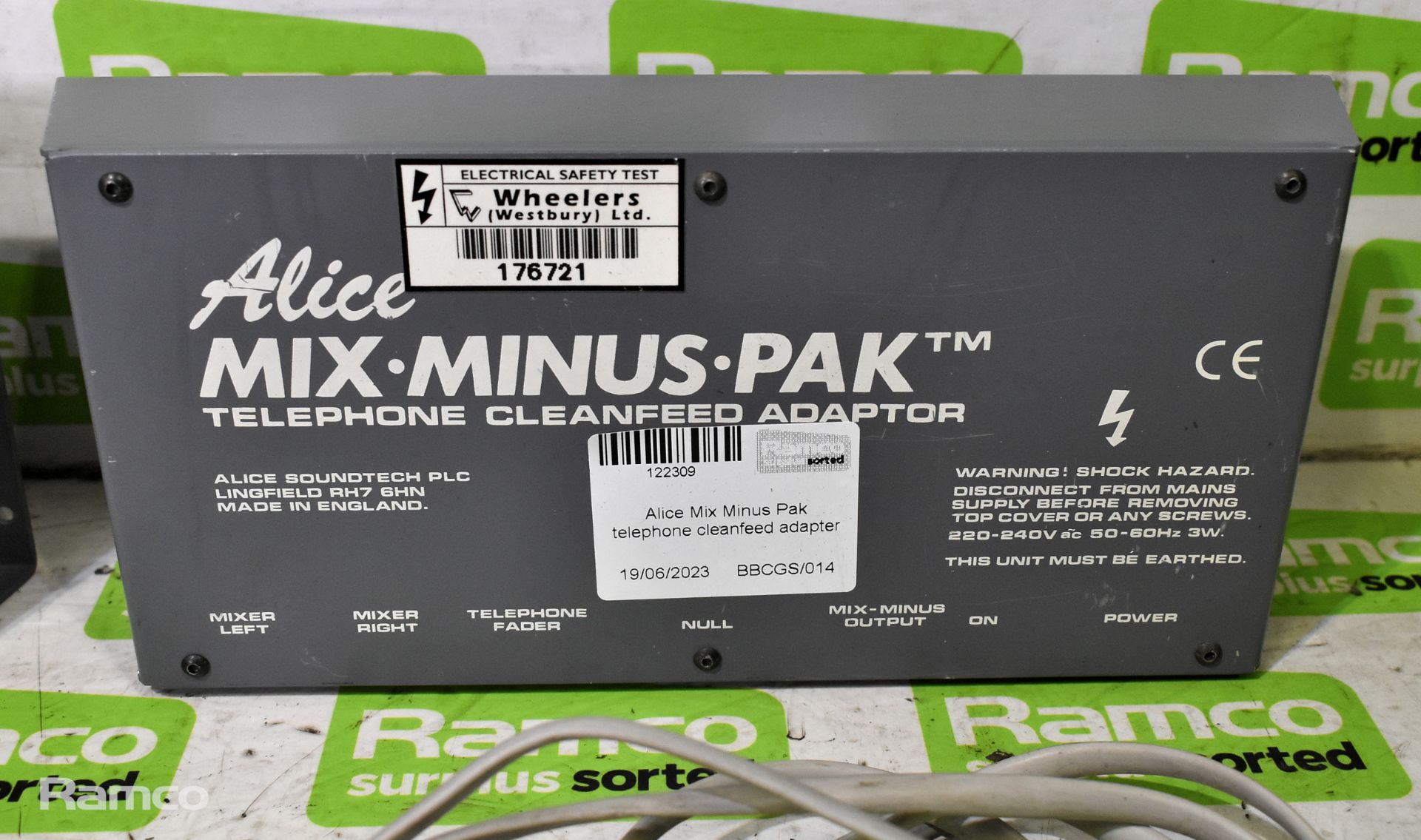 Alice Line Amp Pak 2 balanced line amplifier, Alice Mix Minus Pak telephone cleanfeed adapter - Bild 3 aus 6