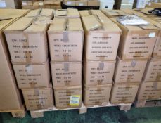 23x boxes of Xian Wanli WLO3002 Type 5/6 coverall - Size L - 25 per box - plus 1x box of 10