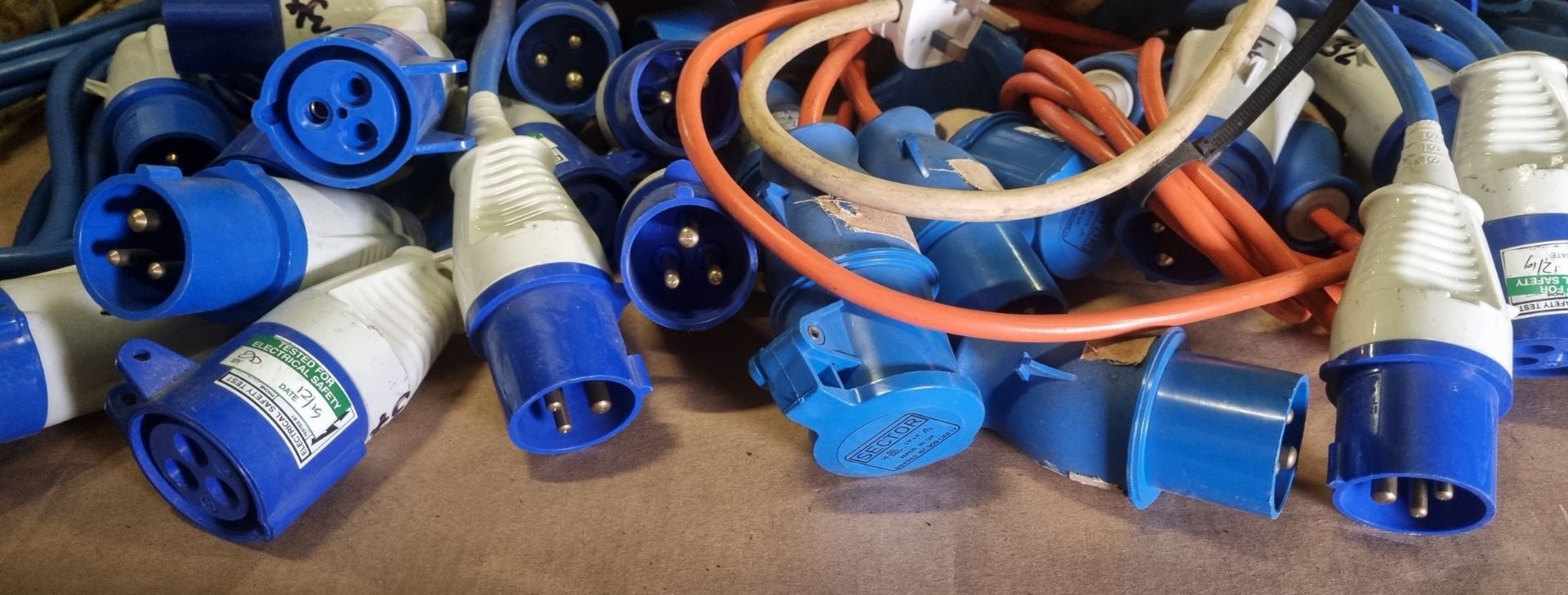 240V mixed length extension leads - multiple plug and socket types - Image 5 of 5