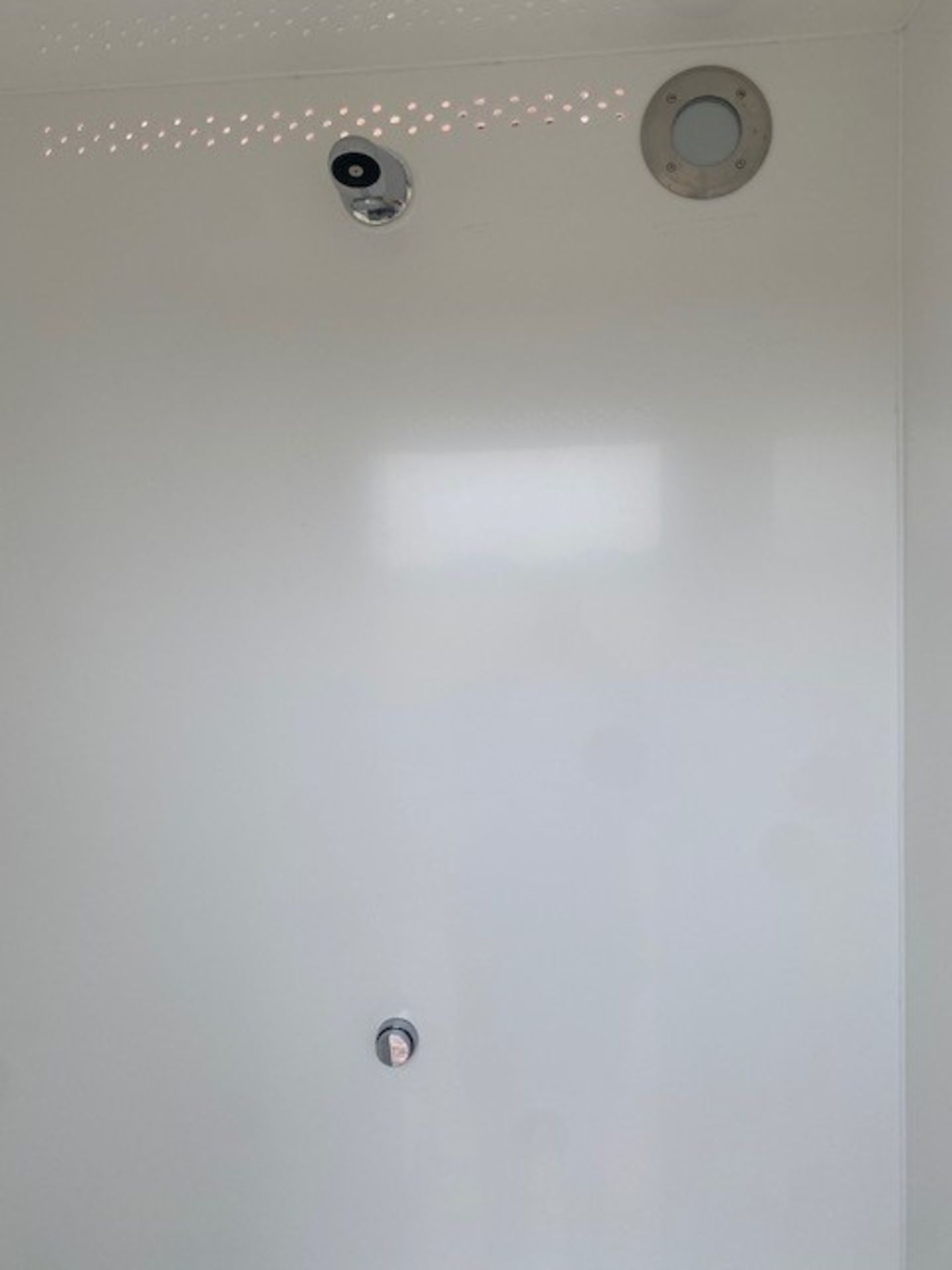 Event shower cubicle, approx. 1200mm x 900mm x 2200mm white - Bild 13 aus 15