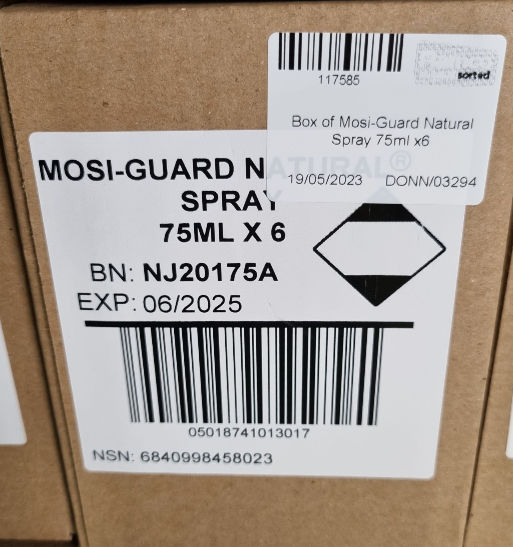 20x boxes of Mosi-Guard Natural Spray 75ml - 6 bottles per box - Bild 2 aus 5